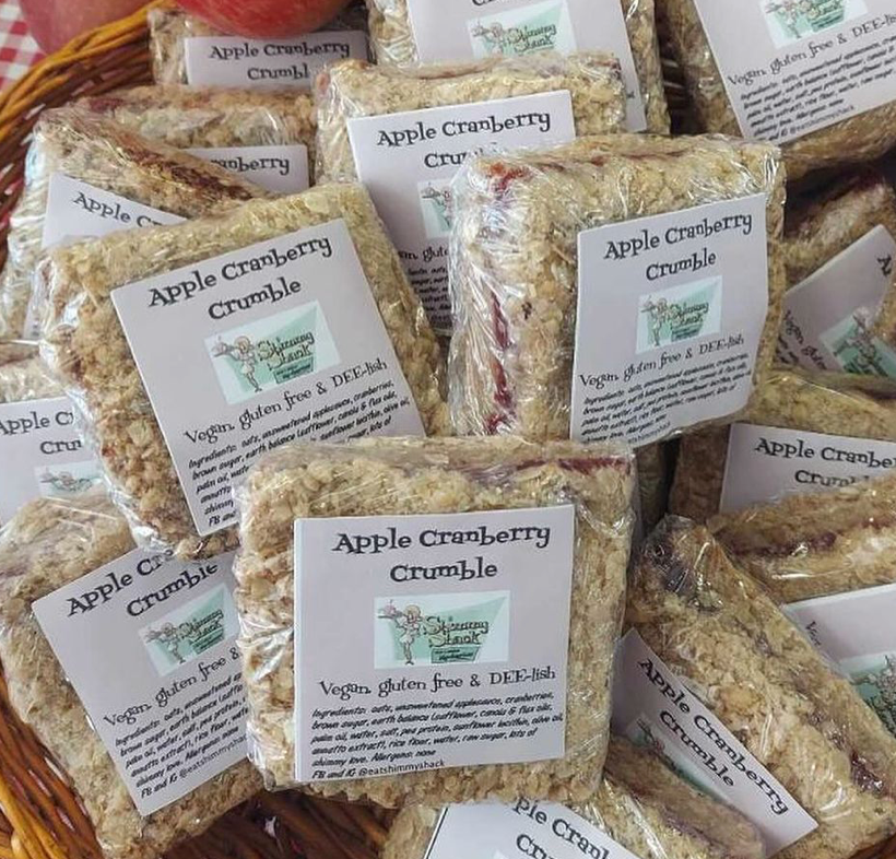 Apple Cranberry Crumble