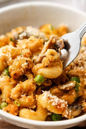 Mock-Tuna Noodle Casserole